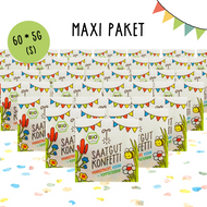 BIO Maxi Paket 60 x 5g - Saatgutkonfetti 